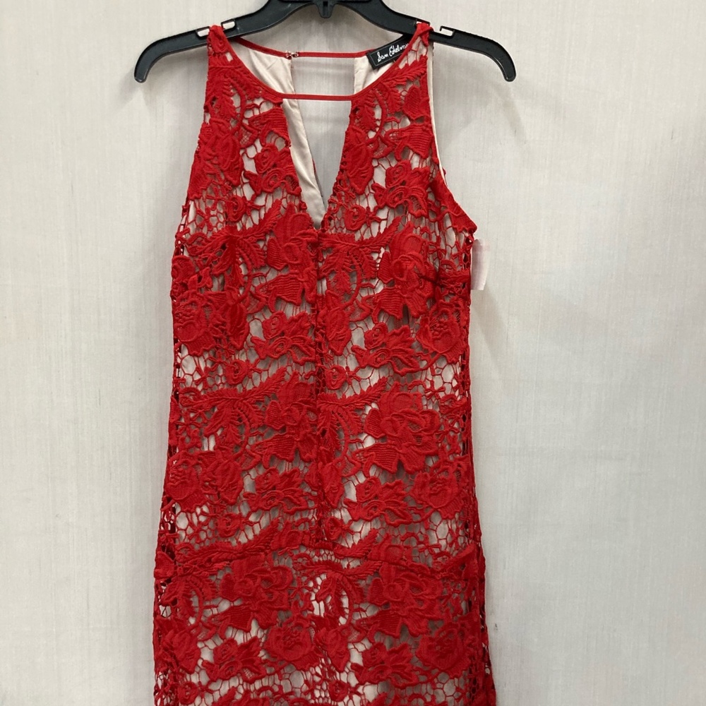 NWT Sam Edelman red lace dress